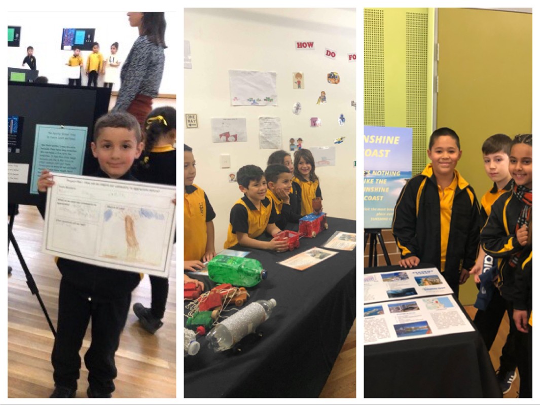 students at their pbl exhibitions